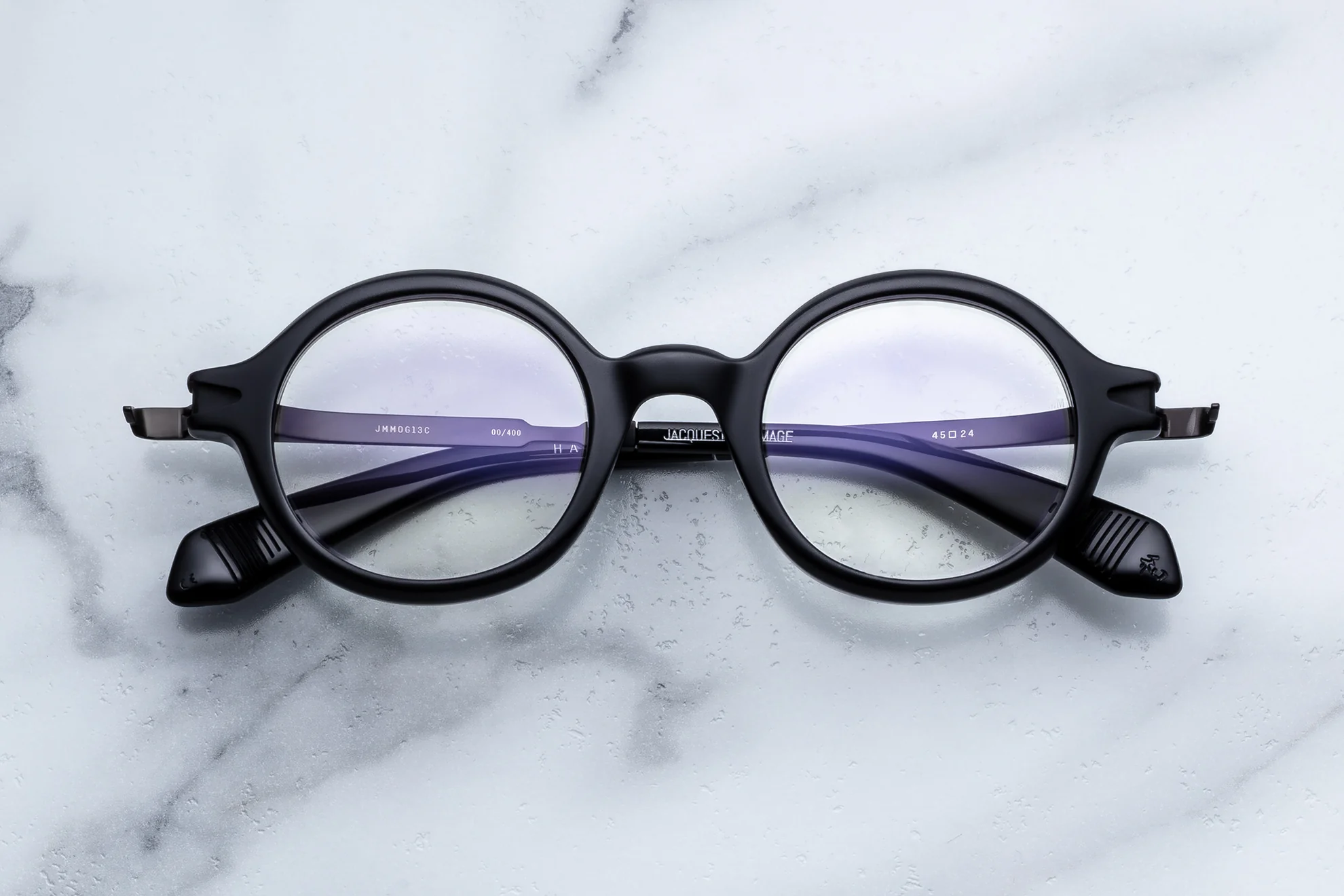 Optical Frame Model Hartigan in Color Phantom with Superlight Gray lenses from Jacques Marie Mage