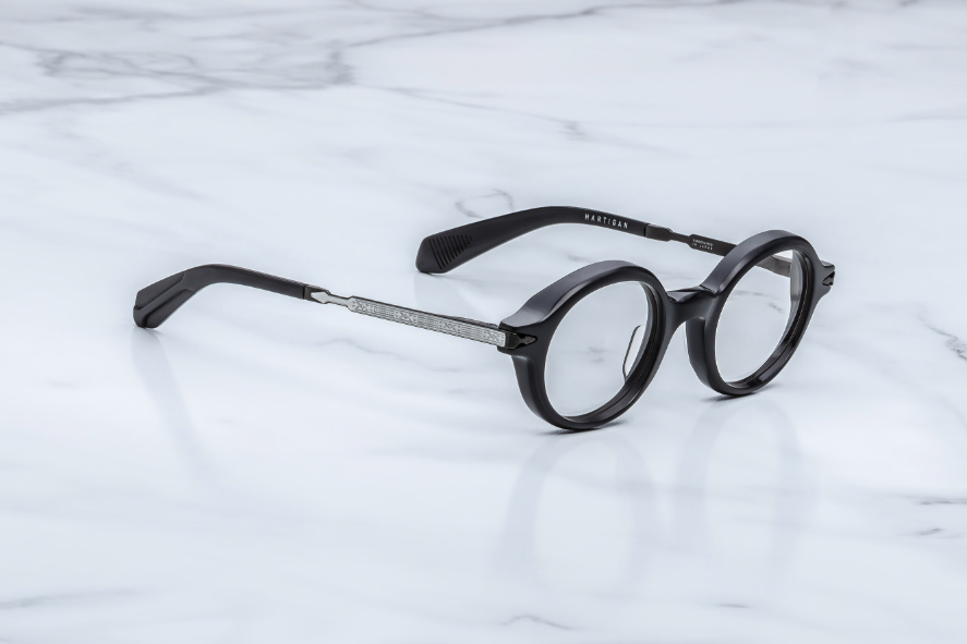 Optical Frame Model Hartigan in Color Phantom with Superlight Gray lenses from Jacques Marie Mage