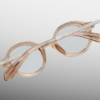 Optical Frame Model Hartigan in Color Sand with Superlight Bronze lenses from Jacques Marie Mage