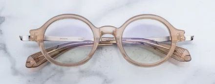 Optical Frame Model Hartigan in Color Sand with Superlight Bronze lenses from Jacques Marie Mage