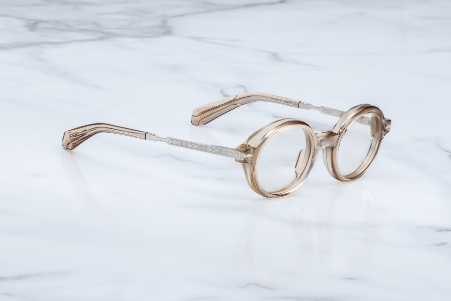 Optical Frame Model Hartigan in Color Sand with Superlight Bronze lenses from Jacques Marie Mage