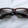 Sunglasses Model Hyannis in Color Tenace with Light Bottle Green lenses from Jacques Marie Mahge