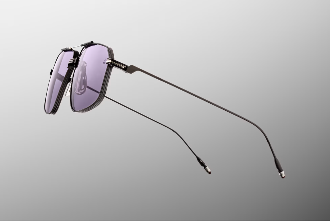 Sunglasses Model Jagger in Color Corbeau with Nimbus lenses from Jacques Marie Mage