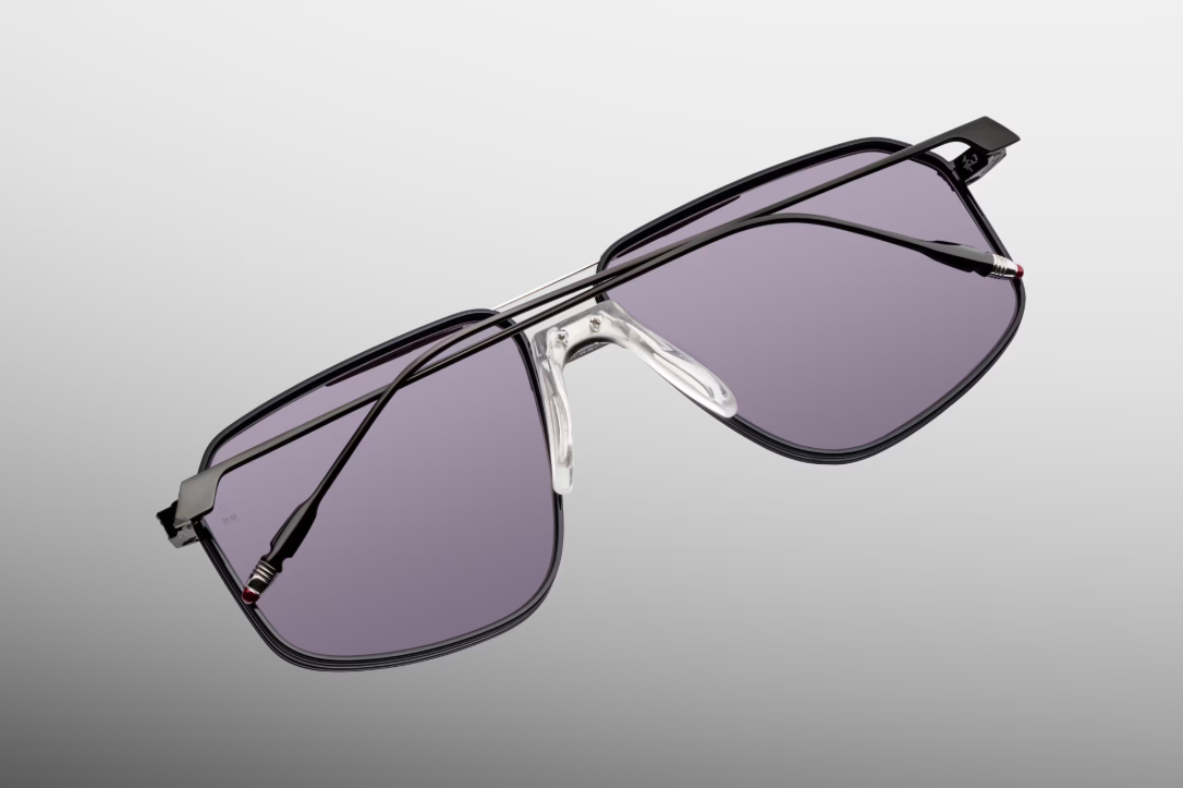 Sunglasses Model Jagger in Color Corbeau with Nimbus lenses from Jacques Marie Mage