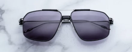 Sunglasses Model Jagger in Color Corbeau with Nimbus lenses from Jacques Marie Mage