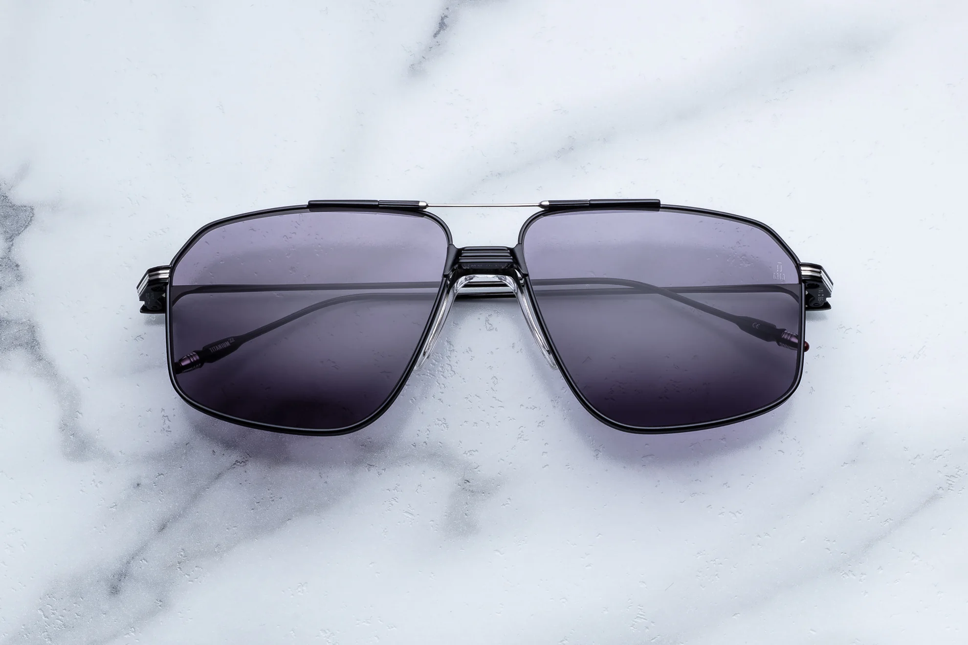 Sunglasses Model Jagger in Color Corbeau with Nimbus lenses from Jacques Marie Mage