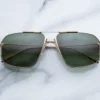 Sunglasses Model Jagger in Color Musket with Moss Gradient lenses from Jacques Marie Mage