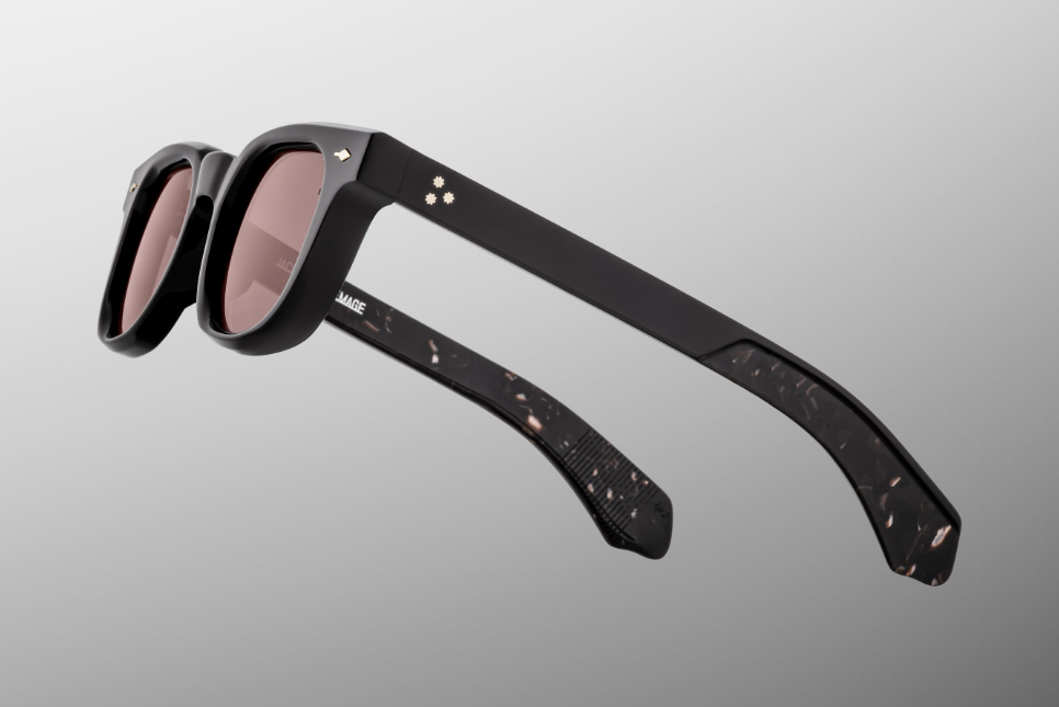 Sunglasses Model Jax in Color Willow with Deep Brown lenses from Jacques Marie Mage