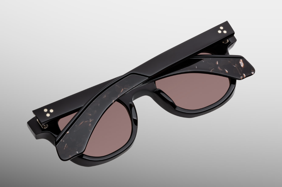 Sunglasses Model Jax in Color Willow with Deep Brown lenses from Jacques Marie Mage