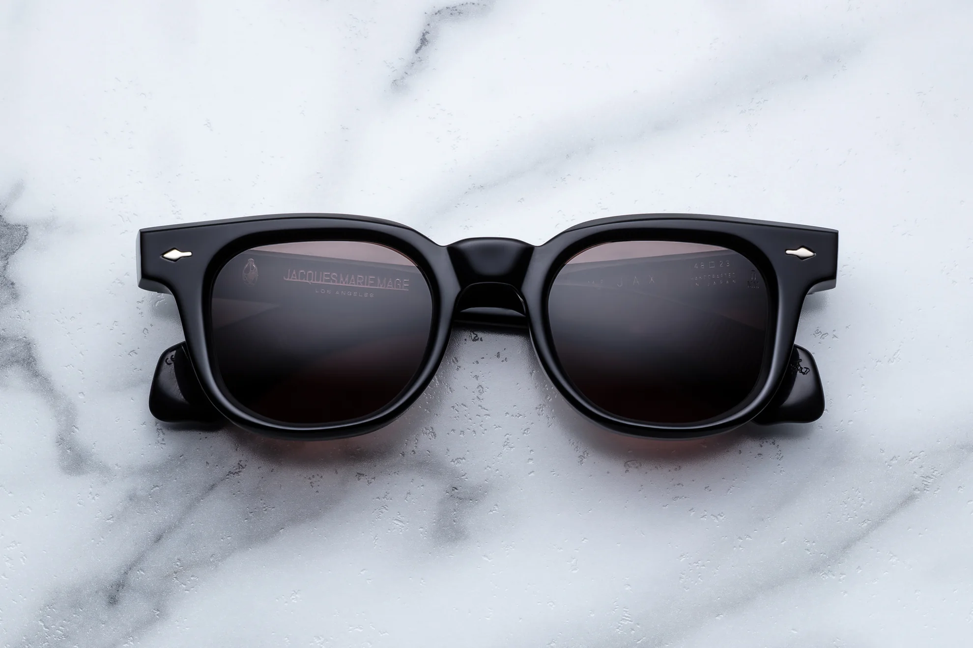 Sunglasses Model Jax in Color Willow with Deep Brown lenses from Jacques Marie Mage