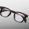 Optical Frame Model Kennedy RX in Color Noir 15 with Superlight Blue lenses from Jacques Marie Mage