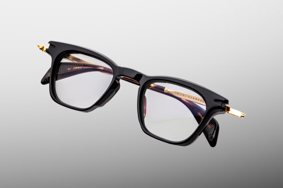 Optical Frame Model Kennedy RX in Color Noir 15 with Superlight Blue lenses from Jacques Marie Mage