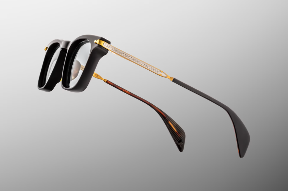 Optical Frame Model Kennedy RX in Color Noir 15 with Superlight Blue lenses from Jacques Marie Mage