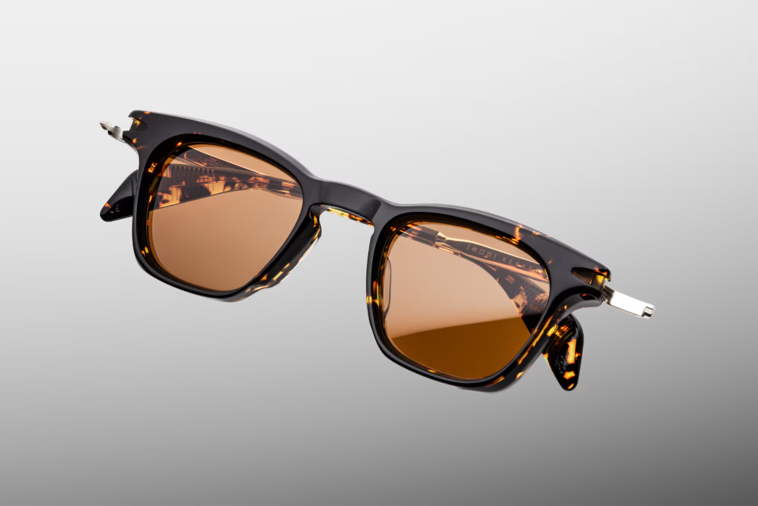 Sunglasses Model Kennedy in color Tokyo with Orange lenses from Jacques Marie Mage