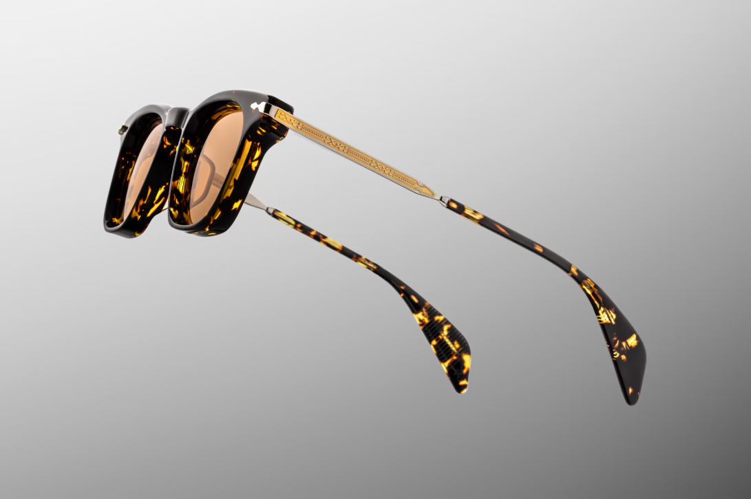 Sunglasses Model Kennedy in color Tokyo with Orange lenses from Jacques Marie Mage