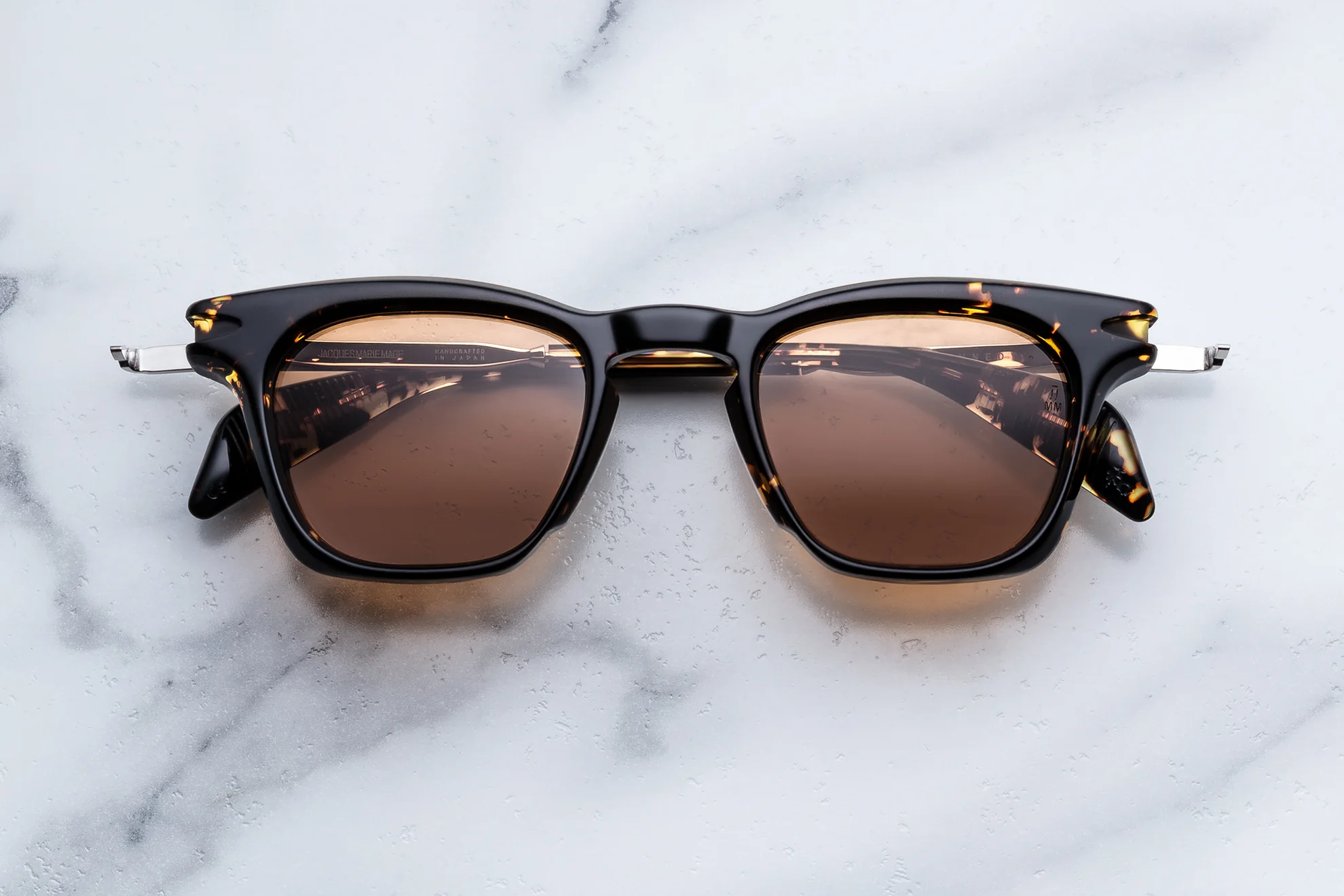 Sunglasses Model Kennedy in color Tokyo with Orange lenses from Jacques Marie Mage