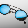 Sunglasses Model Livingston in Color Electrum with Dandelion lenses from Jacques Marie Mage's Last Frontier special collection