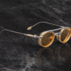 Sunglasses Model Livingston in Color Electrum with Dandelion lenses from Jacques Marie Mage's Last Frontier special collection