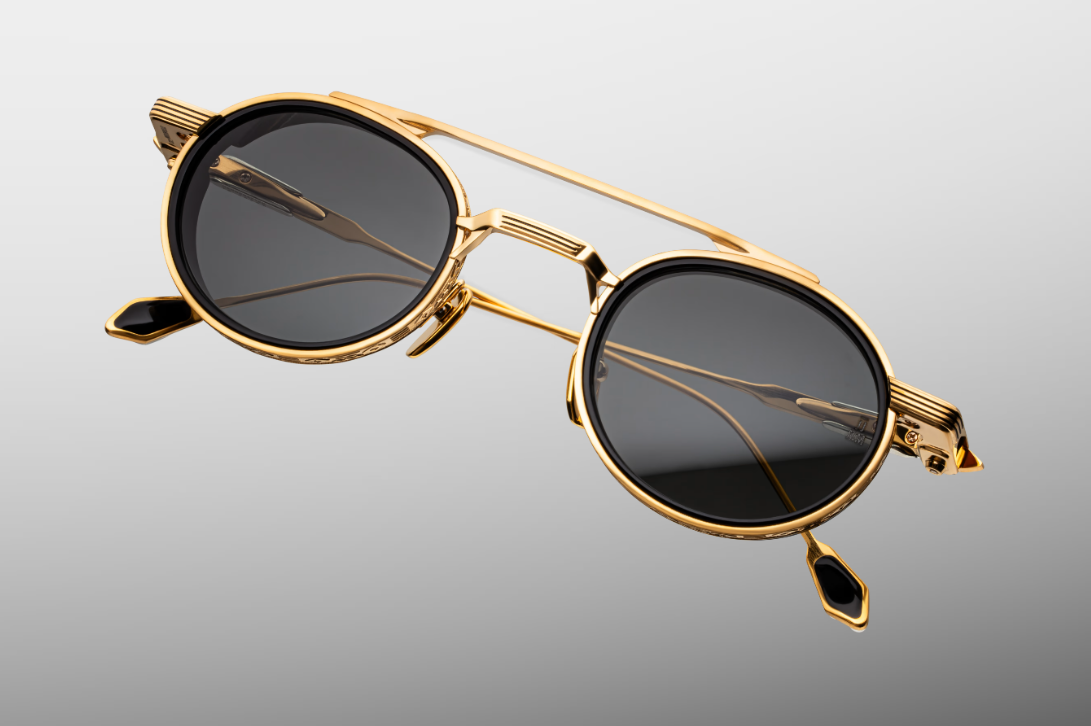 Sunglasses Model Livingston in Color Maxi with Harbor lenses from Jacques Marie Mage's Last Frontier special collection