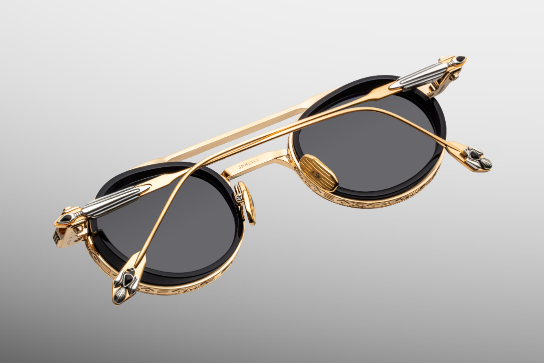 Sunglasses Model Livingston in Color Maxi with Harbor lenses from Jacques Marie Mage's Last Frontier special collection