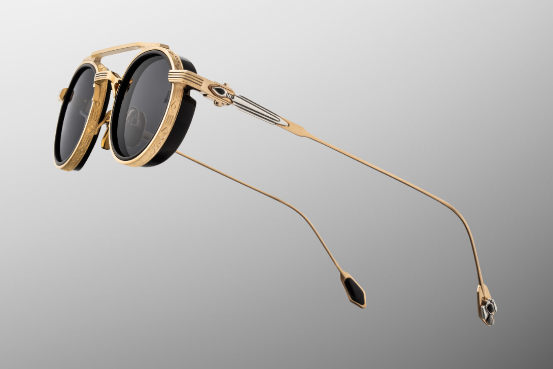 Sunglasses Model Livingston in Color Maxi with Harbor lenses from Jacques Marie Mage's Last Frontier special collection