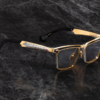 Sunglasses Model Miles-City in Color Gold with Gray lenses from Jacques Marie Mage's Last Frontier Special collection