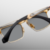 Sunglasses Model Miles-City in Color Gold with Gray lenses from Jacques Marie Mage's Last Frontier Special collection