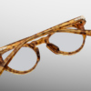 Optical Frame Model Sheridan in Color Camel with Superlight bronze lenses from Jacques Marie Mage