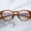 Optical Frame Model Sheridan in Color Camel with Superlight bronze lenses from Jacques Marie Mage