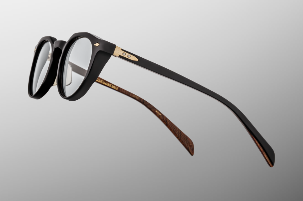 Optical Frame Model Sheridan in Color Noir X with Superlight bronze lenses from Jacques Marie Mage