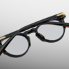 Optical Frame Model Sheridan in Color Noir X with Superlight bronze lenses from Jacques Marie Mage