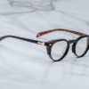 Optical Frame Model Sheridan in Color Noir X with Superlight bronze lenses from Jacques Marie Mage