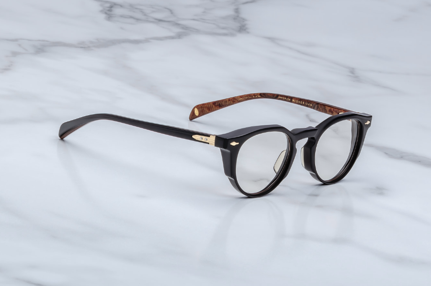 Optical Frame Model Sheridan in Color Noir X with Superlight bronze lenses from Jacques Marie Mage