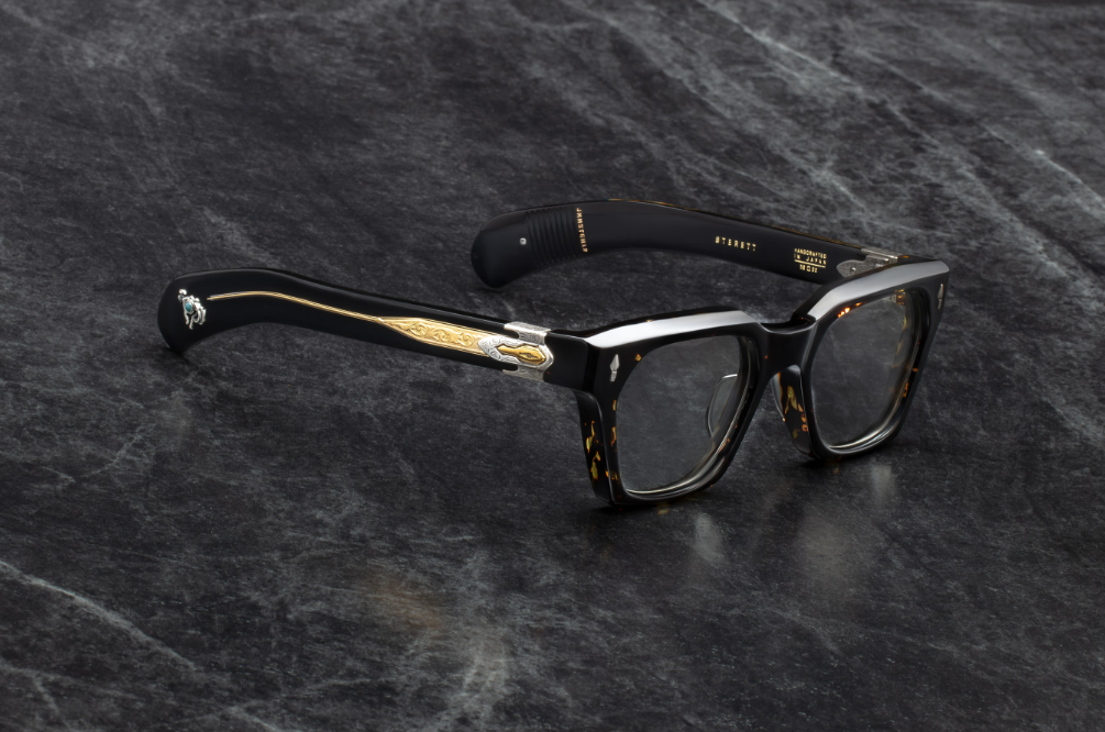 Sunglasses Model Sterett in Color Castor with Superlight Green lenses from Jacques Marie Mage's Last Frontier Special collection