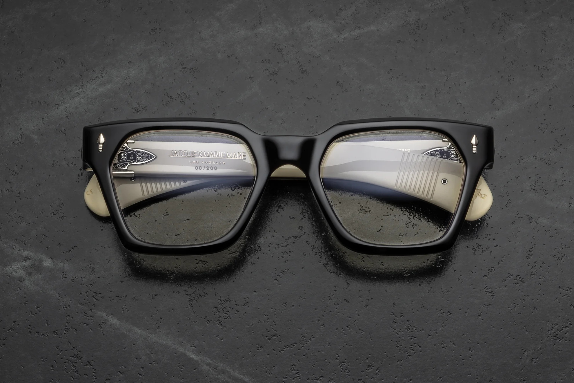 Optical Frame Model Sterett in Color Smoke with Superlight Bronze lenses from Jacques Marie Mage's Last Frontier special collection