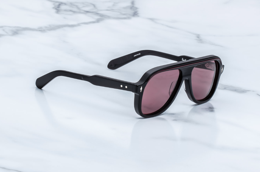 Sunglasses Model Teewinot in color Black with Mahogany lenses from Jacques Marie Mage