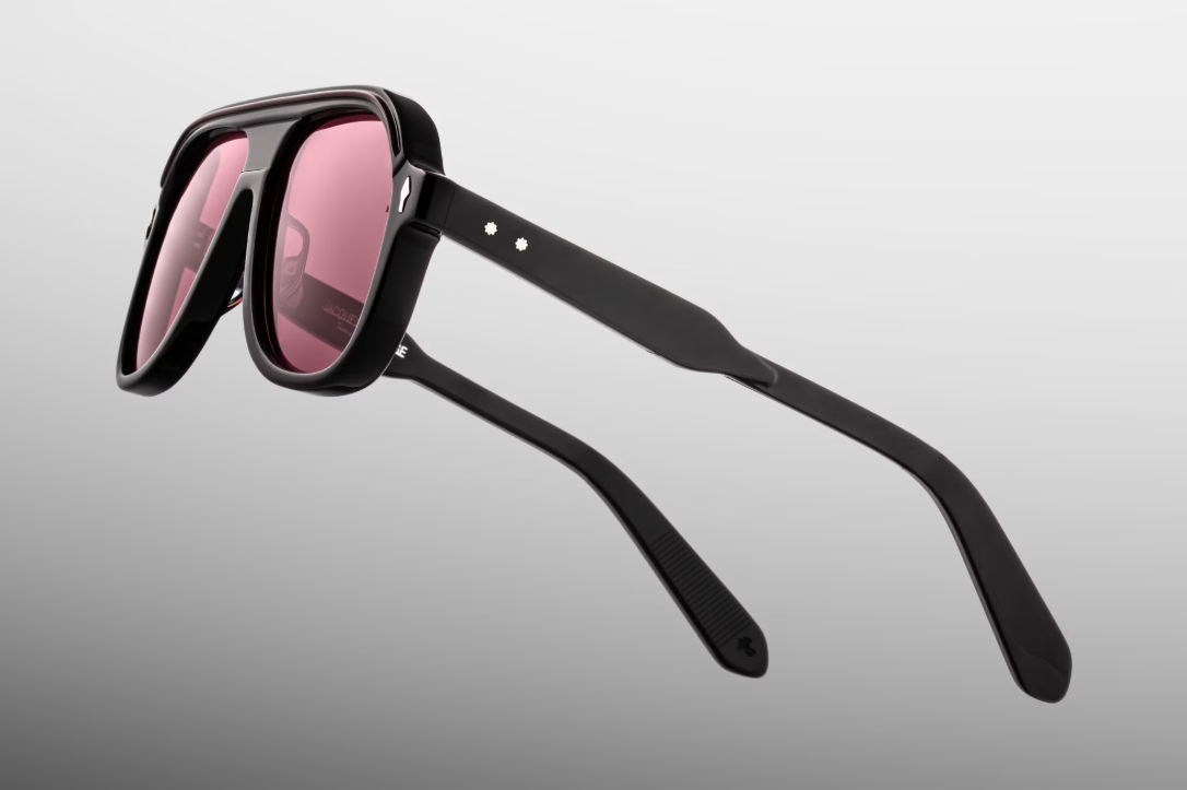 Sunglasses Model Teewinot in color Black with Mahogany lenses from Jacques Marie Mage