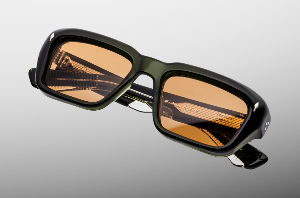 Sunglasses Model Walker in Color Borneo with orange lenses from Jacques Marie Mage