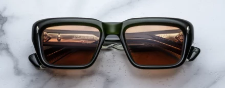 Sunglasses Model Walker in Color Borneo with orange lenses from Jacques Marie Mage