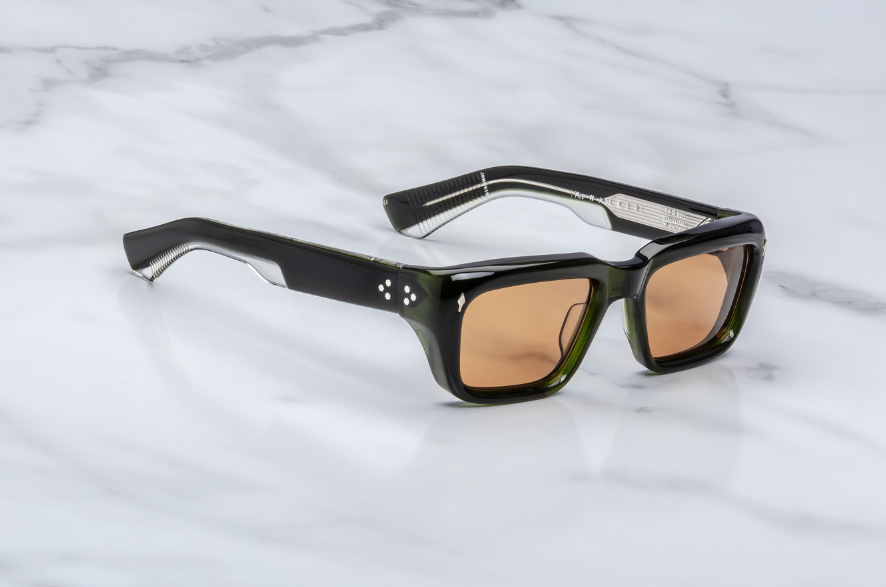 Sunglasses Model Walker in Color Borneo with orange lenses from Jacques Marie Mage