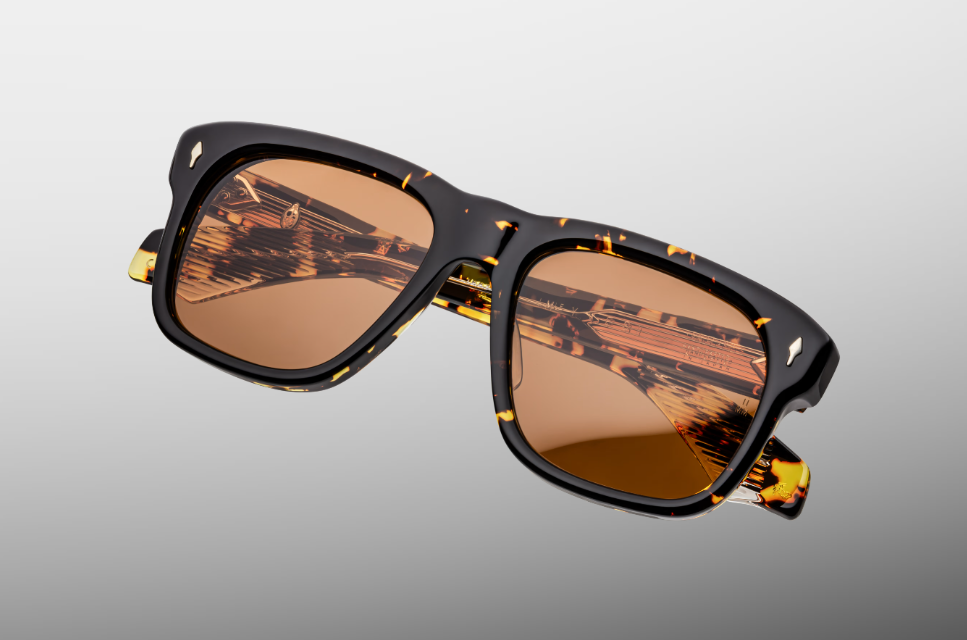 Sunglasses Model Yves in Color Tokyo with Orange lenses from Jacques Marie Mage