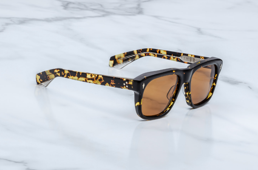 Sunglasses Model Yves in Color Tokyo with Orange lenses from Jacques Marie Mage