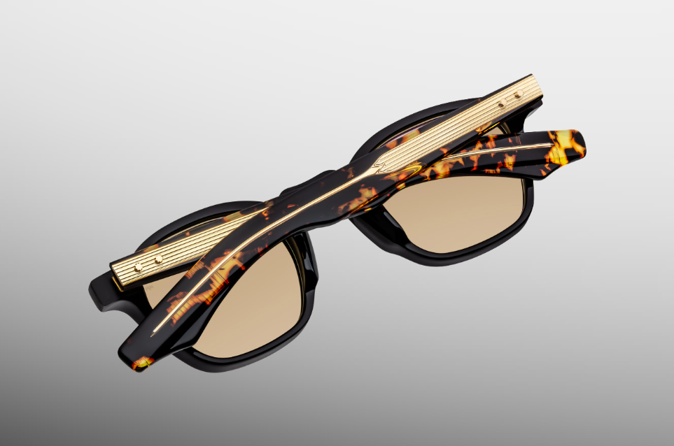 Sunglasses Model Zephirin 47 in Color Tavern with Orange lenses from Jacques Marie Mage