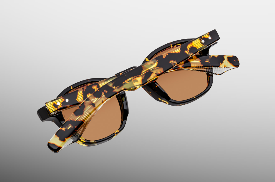 Sunglasses Model Zephirin in Color Tokyo with Orange lenses from Jacques Marie Mage