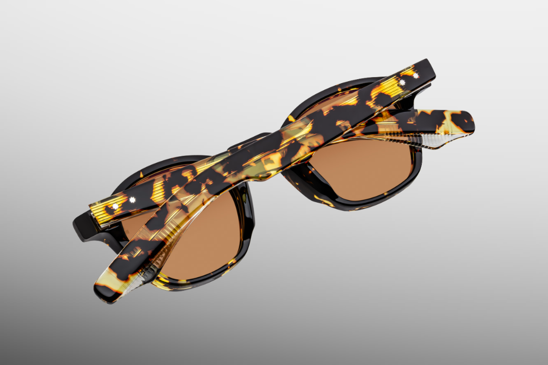 Sunglasses Model Zephirin in Color Tokyo with Orange lenses from Jacques Marie Mage