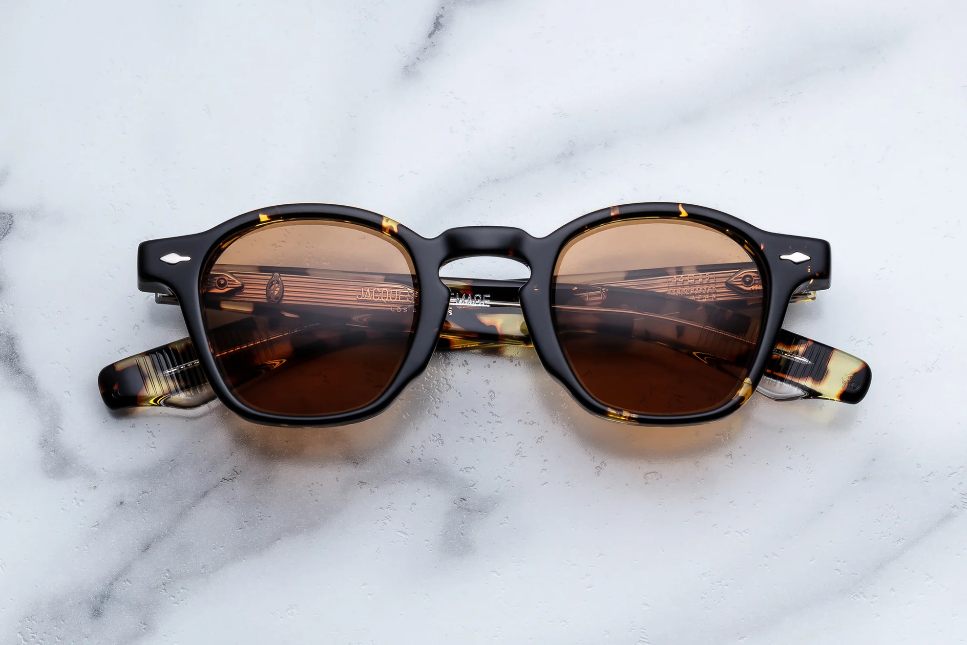 Sunglasses Model Zephirin in Color Tokyo with Orange lenses from Jacques Marie Mage