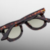 Sunglasses Model Ava in Color Tenace with Clear Green lenses from Jacques Marie Mage
