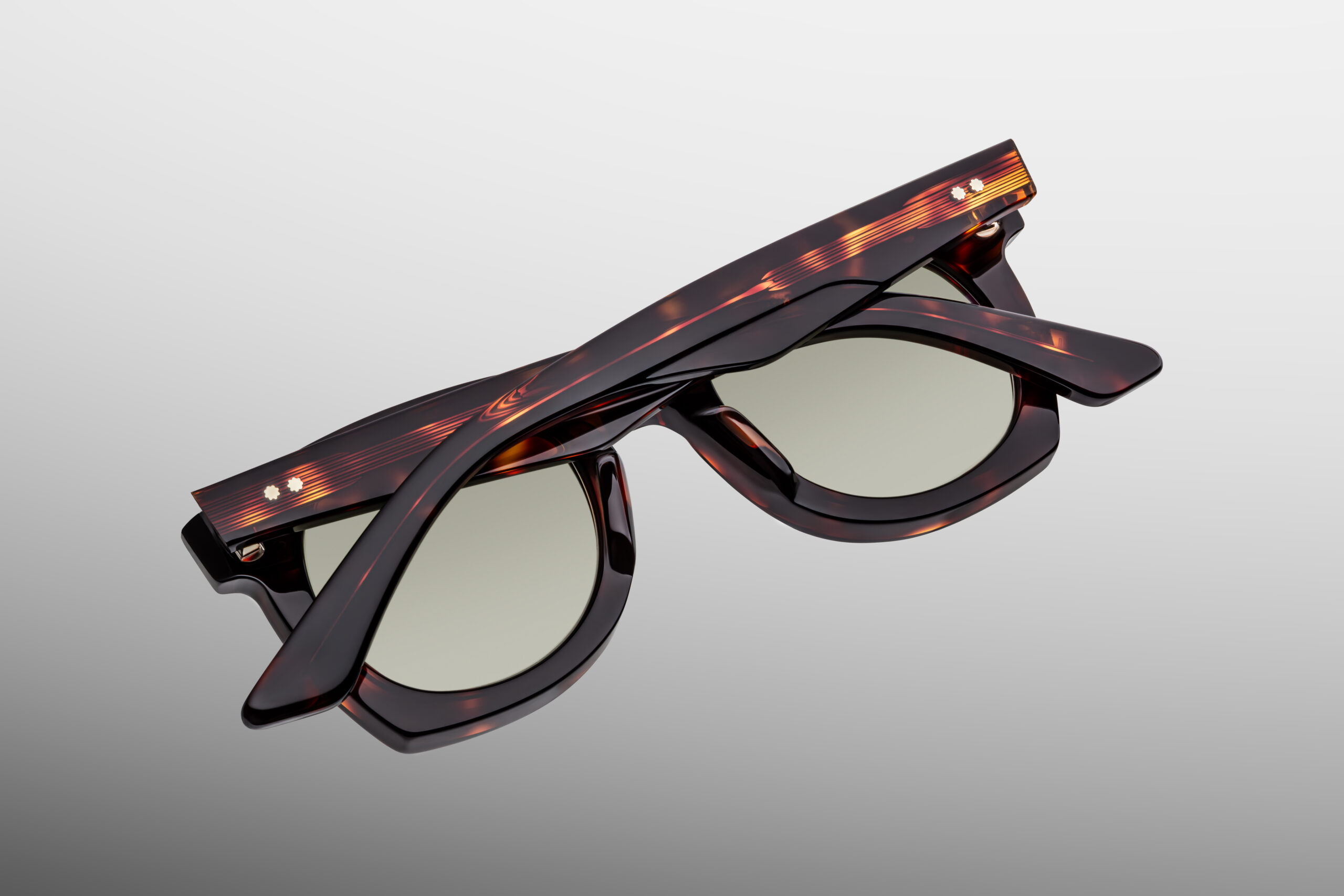 Sunglasses Model Ava in Color Tenace with Clear Green lenses from Jacques Marie Mage