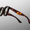 Sunglasses Model Ava in Color Tenace with Clear Green lenses from Jacques Marie Mage