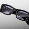 Sunglasses Model Corniche in Color Raven with Charcoal lenses from Jacques Marie Mage